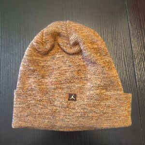 Jordan Brown Knit Beanie